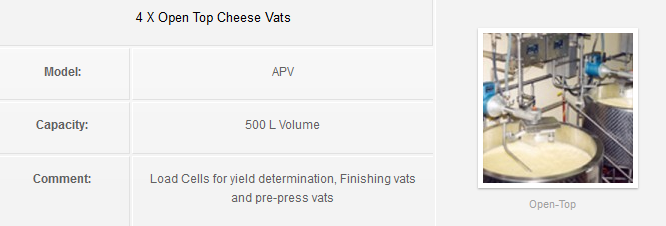 4 X Open Top Cheese Vats 4 X Open Top Cheese Vats