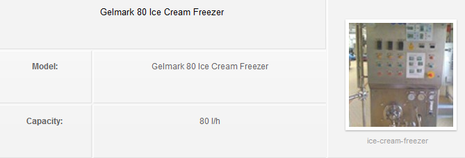 Gelmark 80 Ice Cream Freezer