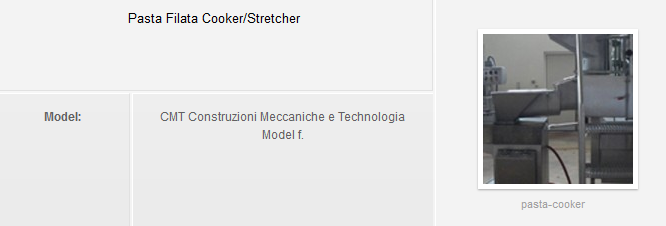 Pasta Filata Cooker and Stretcher Pasta Filata Cooker and Stretcher